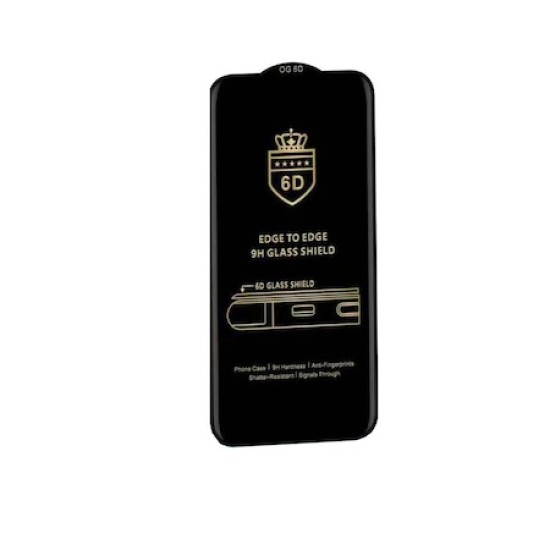 Folie sticla 6D Black Crown Samsung Galaxy A02s / A03s
