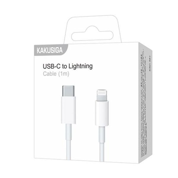  Cablu Date si Incarcare, Kakusiga KSC-981, USB-C la Lightning, PD20W, 1m