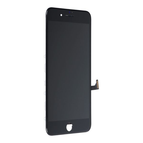 Display cu Touchscreen JK pentru Apple iPhone 7 Plus, cu Rama, Versiune LCD In-Cell, Negru