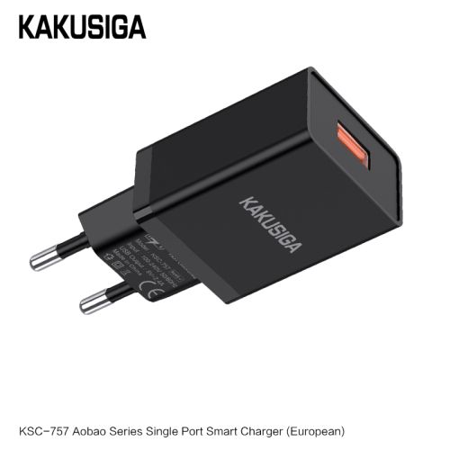 Incarcator KAKUSIGA KSC-757 USB 2.4A (Negru/Alb)