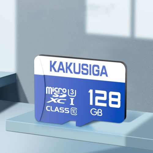 Card Memorie Kakusiga KSC-434, MicroSD 128GB, Clasa 10 / Blue Blister