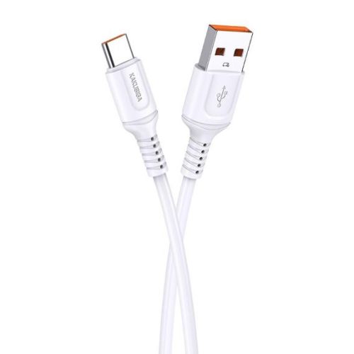 Cablu date, Kakusiga KSC-805, 3A USB-A/Type-C , 1 M, Alb