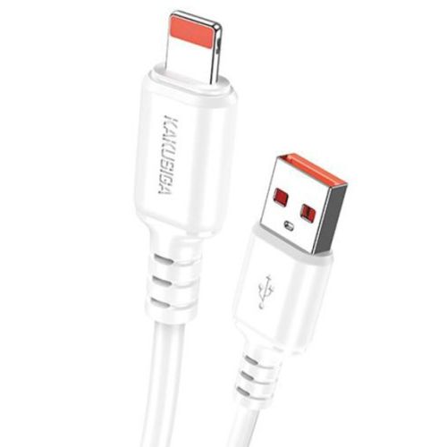 Kaku (KSC-982) - Cablu Date si Incarcare, USB-A la Lightning, iPhone, 3A, 1m, ALB, Bulk